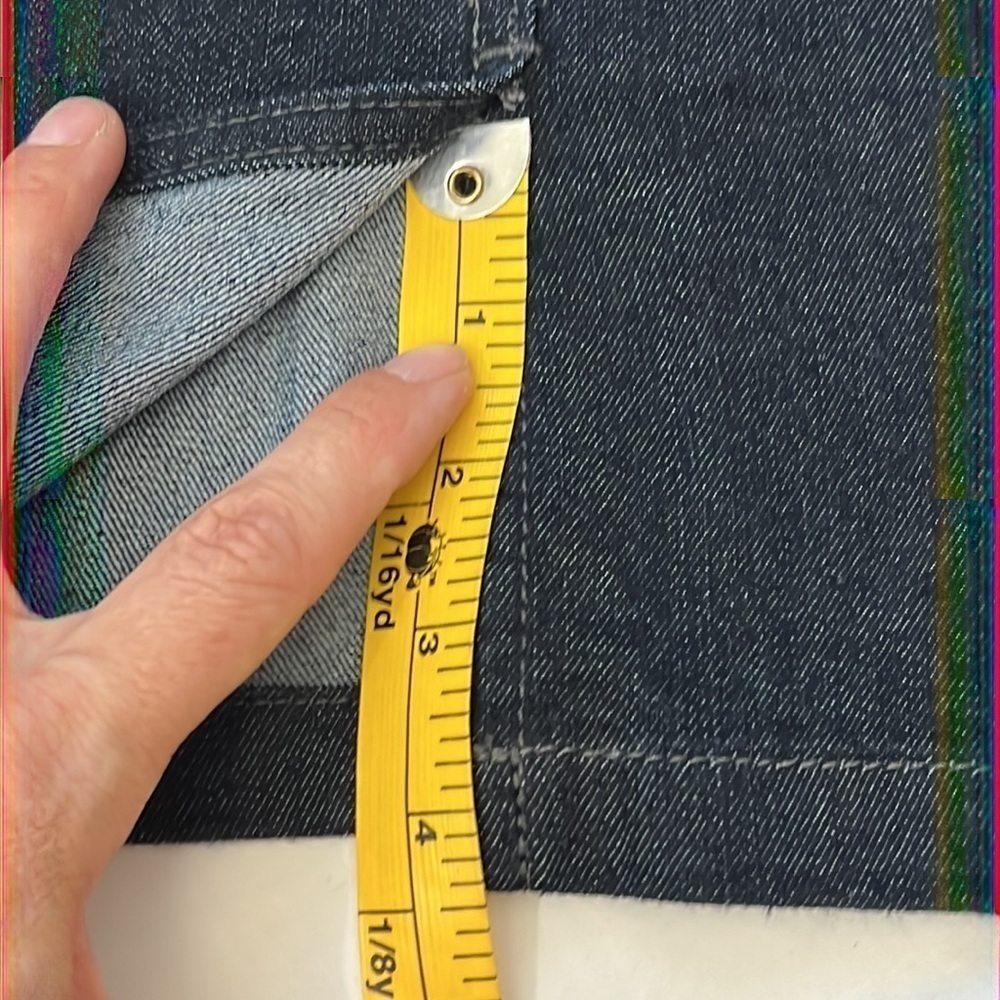 RELATIVITY denim skirt dark wash - Picture 8 of 13